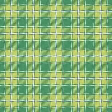 This vibrant green plaid pattern features a timeless tartan design, ideal for Illustrazione stock