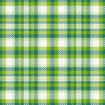 A vibrant green plaid pattern featuring a classic houndstooth weave. This s.. Stock Illustration