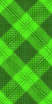 Vibrant green plaid pattern, ideal for textile design, fashion, or website ba Illustrazione stock