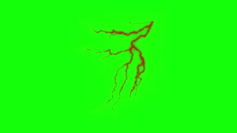 Vibrant green screen with dynamic red and blue fire or energy effect for editing Video stock 339487144