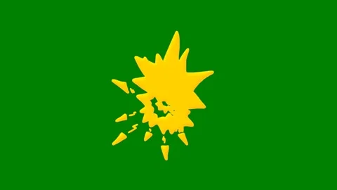 Vibrant green screen effect with burst of particles suitable for creative Stock Footage 301387862