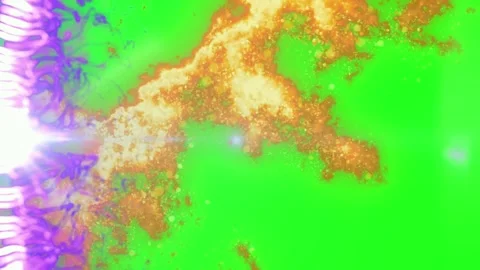 Vibrant green screen with purple Stock Footage 338216463