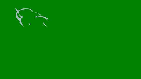 A vibrant green screen transition with twisting abstract lines that evoke Stock Footage 301387238