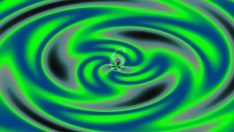 Vibrant Green Swirling Abstract Background for Dynamic Design Elements Stock Footage 342114407