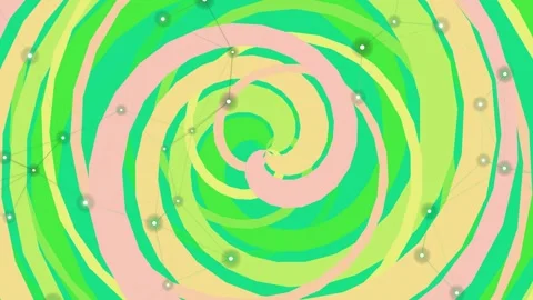 Vibrant Green Swirling Pattern with Bubbles. 스톡 동영상 330956167