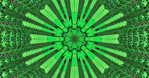 Vibrant green tunnel visual loop creates an immersive and seamless experien.. Stock Footage 320051831