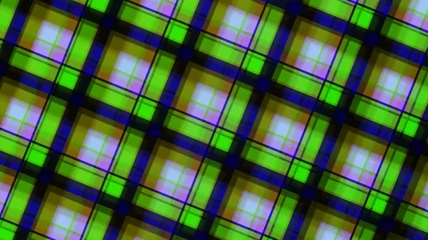Vibrant Grid Pattern with Green and Purple Hues. Video stock 330132088