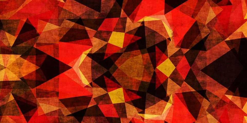Vibrant Grunge Angular Abstract Pattern Background Illustrazione stock