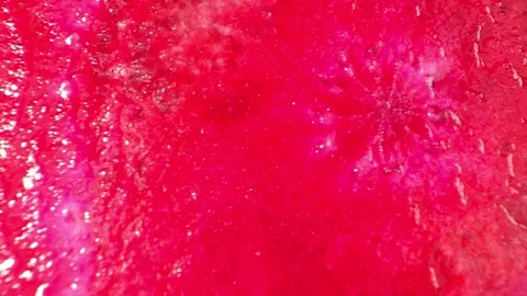 A vibrant half beetroot with intricate details Stock Footage 244801292