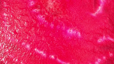 A vibrant half beetroot with intricate details Stock Footage 244801417