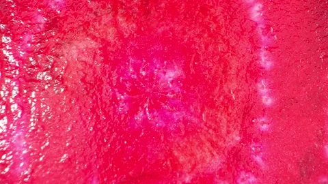 A vibrant half beetroot with intricate details Stock Footage 244801462