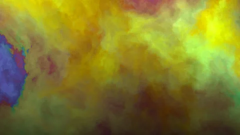 Vibrant Harmony of Sunset Hues in Fluid Motion Stock Footage 294145742