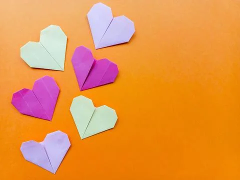 Vibrant Hearts Stock Photos