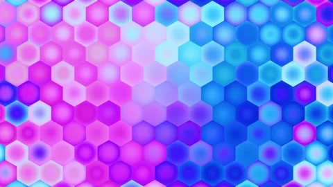 Vibrant Hexagon Cells Vídeos de archivo 334342349