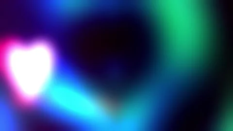 Vibrant Holographic Bokeh Blur Abstract Background with Blue Green Red Ligh.. Stock Footage 345200026