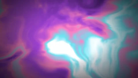 Vibrant Holographic Fluid Motion Loop Stock-Footage 340138000