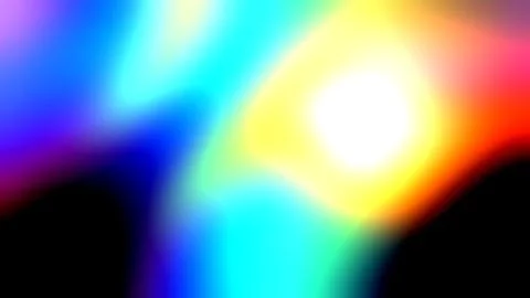Vibrant holographic liquid fluid wave motion background 4k with defocu 3840x Stock Illustration