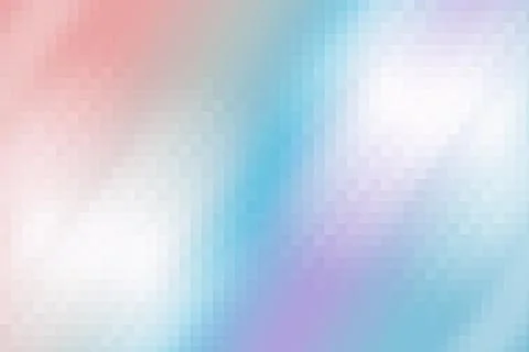 Vibrant Holographic Pixelated Gradient Background with Soft Pastel Colors Stock Illustration