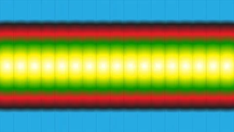 Vibrant horizontal stripes with gradient effect and blue background Illustrazione stock