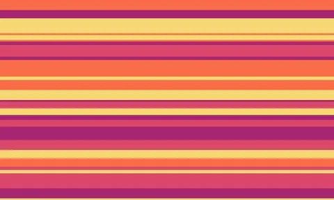 Vibrant horizontal stripes in warm, sunset hues.  Perfect for backgrounds, we Stock Illustration