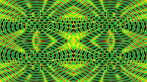 Vibrant hypnotic geometric circle pattern loop for futuristic digital backg.. Stock Footage 336770295