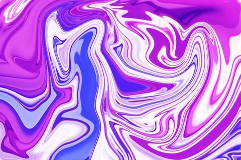 Vibrant interplay of hues abstract background fluid acrylic painting neon l.. Illustrazione stock