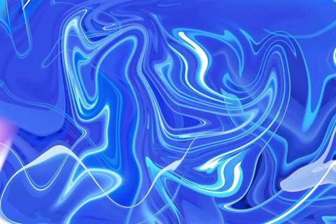 Vibrant interplay of hues abstract creative of blue marble page border back.. Stock Photos