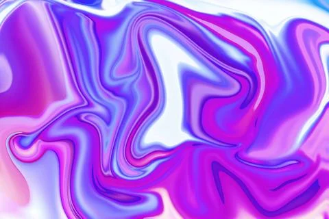 Vibrant interplay of hues in multi-colored acrylic paint background with mi.. Stock Illustration