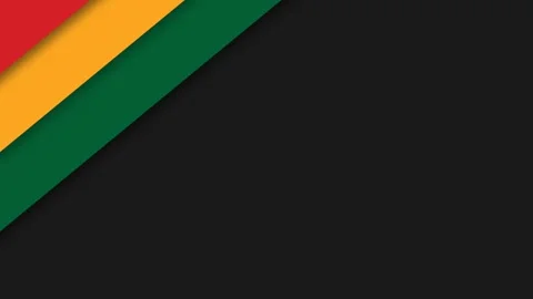 Vibrant Juneteenth Freedom Day Abstract Design with Pan-African Colors. Stock Footage 340034205