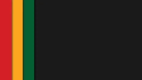 Vibrant Juneteenth Freedom Day Background with Pan African Stripes. 库存影片 340034164