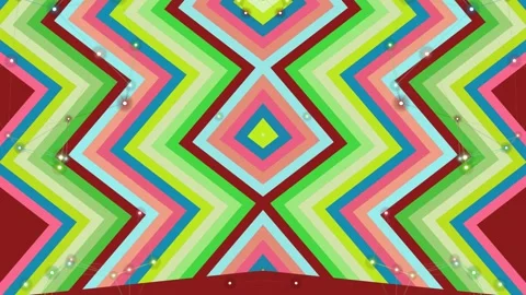 Vibrant Kaleidoscope Pattern with Bright Colors. Video stock 330132104