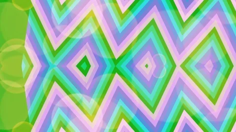 Vibrant Kaleidoscope Pattern with Green Background. Stock-Footage 329929798