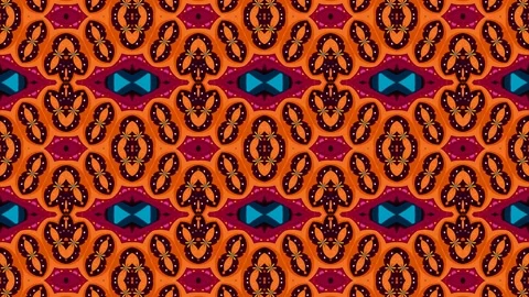 Vibrant kaleidoscope pattern inspired by modern art at night festivals Stock Footage 293914808
