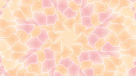 Vibrant Kaleidoscope Pattern in Soft Pastel Hues. Stock Footage 329816408