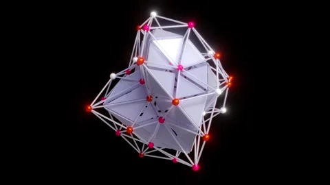 Vibrant kaleidoscope patterns for electrifying VJ performances at night Stock Footage 293289845