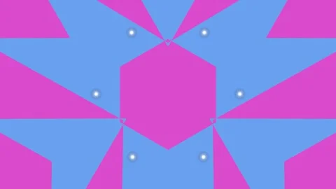 Vibrant Kaleidoscope Patterns with Geometric Shapes. Stock Footage 329291064