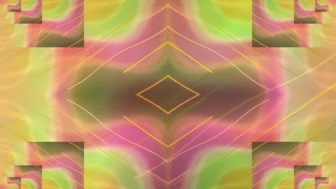Vibrant Kaleidoscope Patterns with Geometric Shapes. Stock-Footage 330132126