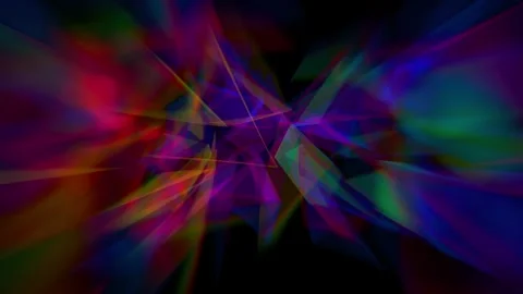 Vibrant kaleidoscope patterns for immersive VJ loops at parties and concerts Stock Footage 293290103