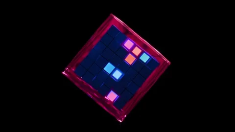 Vibrant kaleidoscope patterns for immersive VJ experiences at music events Stock Footage 294020967