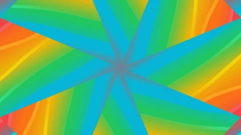 Vibrant Kaleidoscope Patterns in Motion Graphics. 库存影片 329816398