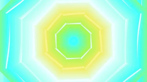 Vibrant Kaleidoscope Patterns in Motion Graphics. Stock Footage 331493398