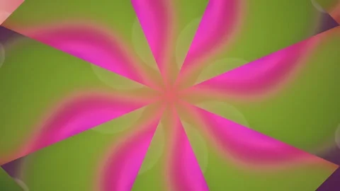 Vibrant Kaleidoscope Patterns in Motion Graphics. Stock Footage 331493419