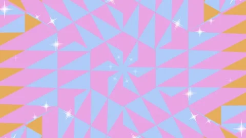 Vibrant Kaleidoscope Patterns with Pink Orange Blue. Stock Footage 329426542