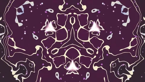 Vibrant Kaleidoscope Patterns with Purple Background. Stock Footage 330351041