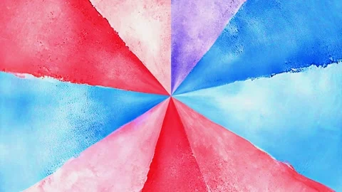 Vibrant kaleidoscope patterns transforming in a dynamic artistic display Stock Footage 296218065