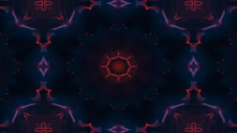A vibrant kaleidoscopic pattern featuring swirling colors and intricate des.. Stock Footage 292595306