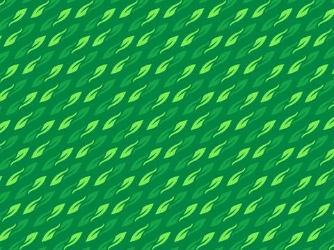 Vibrant leaf Green Seamless Pattern Featuring Repeating Diagonal Rows of St.. Stock Illustration