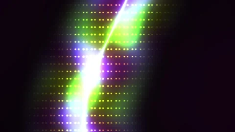 Vibrant LED lights on a dark background. Stock Footage 337496049