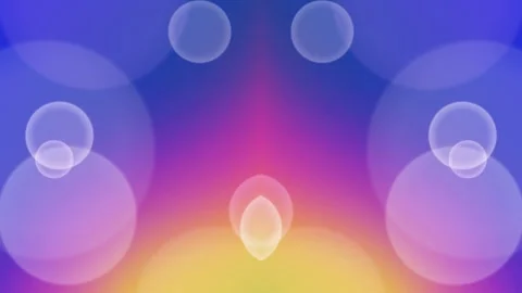 Vibrant Light Beams and Circles Animation. Video stock 329929849