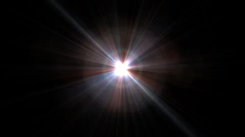 Vibrant light explosion radiates outward Stock Footage 345433974